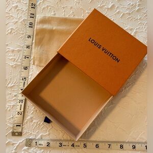 Authentic Louis Vuitton box and dust pouch
